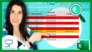 ✅ Cómo calcular FECHAS de VENCIMIENTO y crear ALERTA en Excel  en 5 minutos [upl. by Teague]