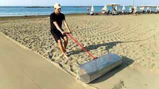 Amazing beach trash recycling ECOHERO [upl. by Anikahs]