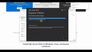 Install SQL Server 2022 Express  SQL Server Management Studio SSMS Server Authentication [upl. by Nirrek]