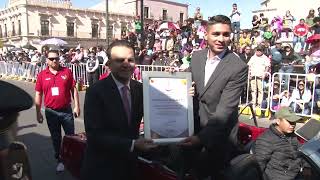 Así se vivió el desfile cívicomilitar del 20 de noviembre en Durango [upl. by Sherburne152]