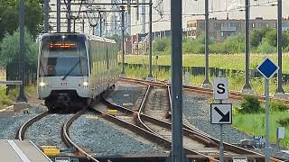 Metros op station Steendijkpolder [upl. by Winonah]