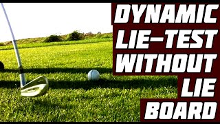 Dynamic Lie Test  Golf Club Fitting [upl. by Eiramasil]