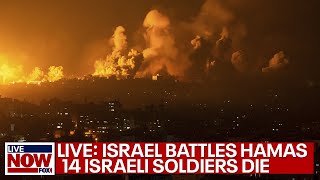 LIVE IsraelHamas war IDF soldiers fight Hamas terrorists after 14 soldiers die  LiveNOW from FOX [upl. by Eigriv]