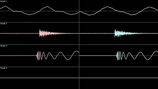 Supersaw Club  Night alone ablum version Stereo Oscilloscope view [upl. by Malarkey]