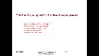 Lect 6Network Management in Telecommunications [upl. by Millman]