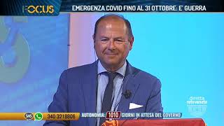 FOCUS  EMERGENZA COVID FINO AL 31 OTTOBRE E GUERRA 28072020 2115 [upl. by Suiratnod]