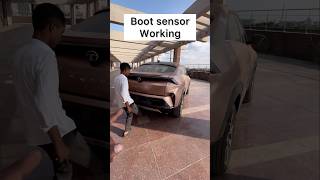 Boot sensor working tatacurvv youtubeshorts shortfeed shorts shortvideo viralvideo [upl. by Oremodlab]