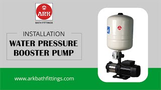 ARK Water Pressure Booster Pump Installation and Features [upl. by Rehpotsrik]