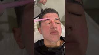 غيرت البشرة ونصدم الزبون😳😳 explore اكسبلور barber سنترابوالجود barbershop [upl. by Aivatco25]