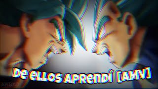 De ellos APRENDÃ VERSIÃ“N Dragon ball Z GT SUPER AMV [upl. by Esyle]