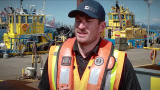 Interview with Stuart  Technical Superintendent at SAAM Towage Canada Vancouver [upl. by Secunda]