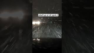 Heavy driving in 1st sbow in newyork snowfall newyorkcity newyork viralvideo pleasesubscribe [upl. by Reffineg96]