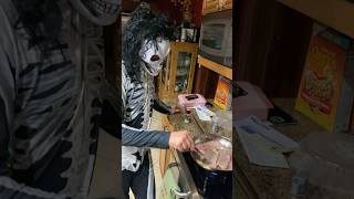 Skelly Cookin Dinner youtubeshorts halloween ￼ [upl. by Fari]