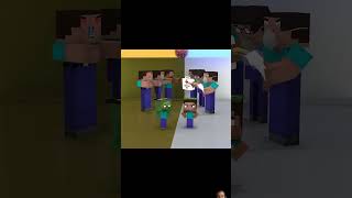 Poi poi poi poi poi pi minecraft monsterschool minecraftanimation animation memes [upl. by Adnov]