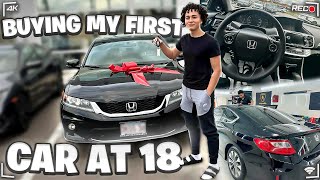 I BOUGHT A HONDA ACCORD AT THE AGE OF 18 [upl. by Sirrot252]