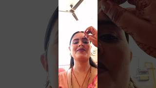 Septum ring new look makup shortvideo septumpiercing [upl. by Tsenre970]