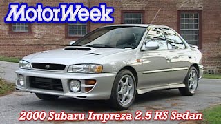 2000 Subaru Impreza 25 RS Sedan  Retro Review [upl. by Iderf]