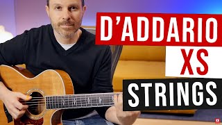 DAddario XS Guitar Strings Unboxing amp Test by Alberto Lombardi [upl. by Oratnek]