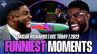 The funniest Micah Richards moments of 2023 🤣  UCL Today  CBS Sports Golazo [upl. by Alfeus]