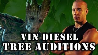 Vin Treesel Auditions Before He Was Groot  Supercut [upl. by Yditsahc]