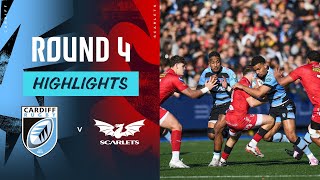 Cardiff Rugby v Scarlets  Highlights  Round 4  URC 202425 [upl. by Coveney919]