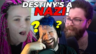 Vaush Lashes Out At Destiny After INSANE AntiBlack Debate [upl. by Ilyah]