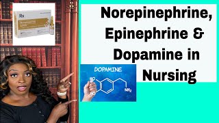 Epinephrine Norepinephrine and Dopamine [upl. by Yert739]