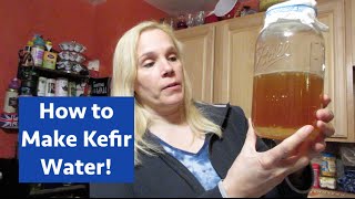 How to Make Kefir Water [upl. by Ueihtam]