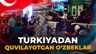 TURKIYADAN QUVILAYOTGAN O‘ZBEKLAR [upl. by Cully]