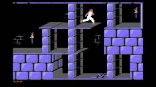 Prince of Persia on Commodore 64128  Level 1 Gameplay [upl. by Stillas555]