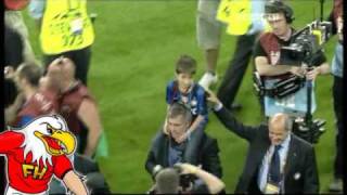 Mourinho last moments with Inter Milan after the UCL final 2010 [upl. by Ecirpac86]