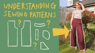 How to understand sewing patterns for beginners [upl. by Lavena819]