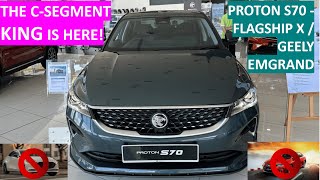 All New Proton S70 Flagship X Walkaround [upl. by Porche]