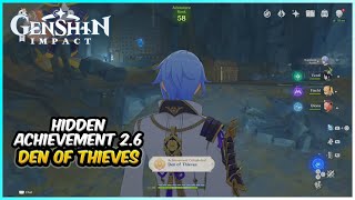 Den of Thieves Achievement  Genshin Impact Hidden Achievements [upl. by Atteyek]