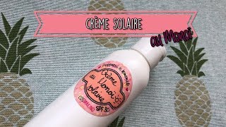 Crème solaire maison  DIY  Tutoriel  Explication [upl. by Madelin]