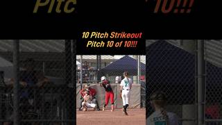 🥎💥Epic 10Pitch Showdown Ends in a Stunning Strikeout softball [upl. by Kacie]