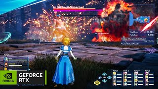 Sword Art Online Fractured Daydream RTX 4080 Beta Test Gameplay [upl. by Julissa920]