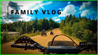 FAMILY VLOG  ATV RIDE [upl. by Jillene]