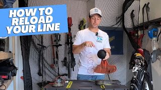 How to rewind your line trimmer or whipper snipper head  The EASY way [upl. by Soloma457]