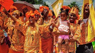 African Emancipation Day Parade 2024 Trinidad amp Tobago 🇹🇹 Events amp Ceremonies  Flambeau Procession [upl. by Dnarb]