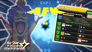 AFK Tier EXP StarPass amp EXP Units Farm  Season 6 ASTD Update  Roblox All Star Tower Defense [upl. by Siletotsira]