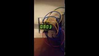 multiplexing 4 x 7 segment displays using NI myRIO [upl. by Johns432]