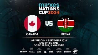 Mirxes Nations Cup 2024 Day 4 Canada vs Kenya [upl. by Aikan]