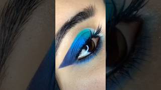 Beautiful blue eye makeup tutorial 💄👈viralvideo 500subcribers eyemakeup makeup youtube [upl. by Bonina]