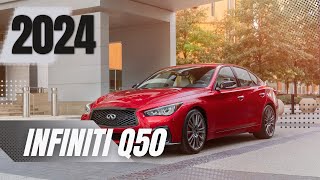 2024 Infiniti Q50 Red Sport AWD Review Frozen in Time [upl. by Hepza]