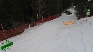 BLACK run called Super Megeve then Green Rosiere MEGEVE ski resort  GoPro HD POV Skiing  Feb 2024 [upl. by Duster]