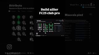 Build ailier FC25 club pro  winger Build pro clubs EA FC25 proclubs eafc25 fc25 build [upl. by Amek]