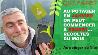 Que faire en janvier 🌱 On démarre les semis ou pas [upl. by Azral]