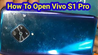 How To Open Vivo s1 pro  Vivo s1 pro open back cover  Vivo s1pro disassemble [upl. by Enisaj451]