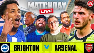 Brighton 03 Arsenal  Match Day Live  Premier League [upl. by Pitchford]